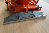 Front Receiver Plate mounted to a van floor track system