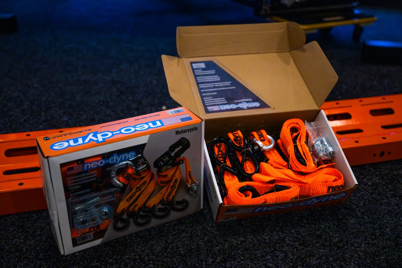 Kit de correas de amarre con trinquete Neo-Dyne - 12 piezas